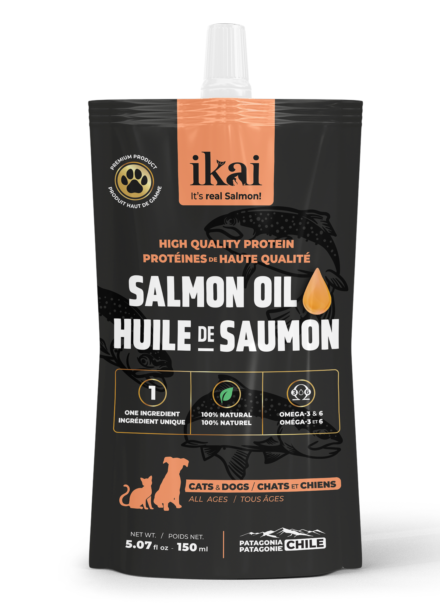 PACK PERRO/GATO: 5 ACEITES (150 ml)