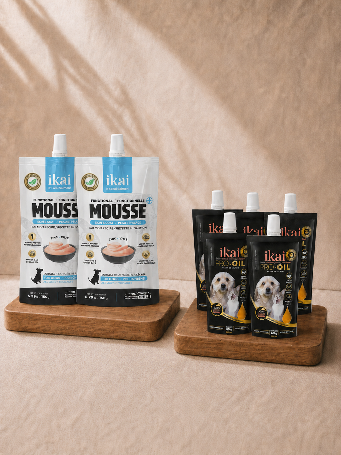 PACK PERRO: 2 mousse + 5 aceites