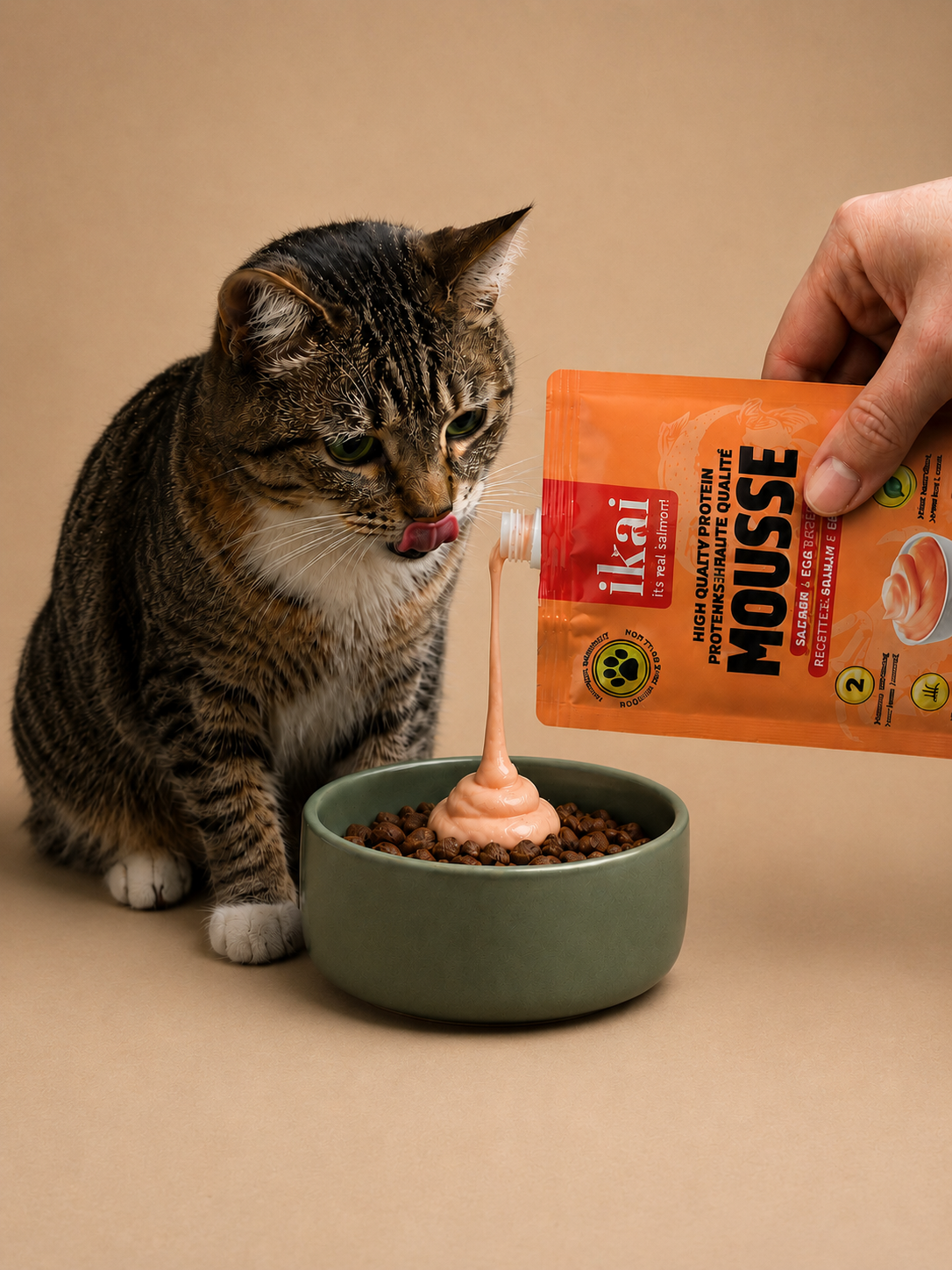PACK GATO: 3 mousse sabor + 3 mousse funcional