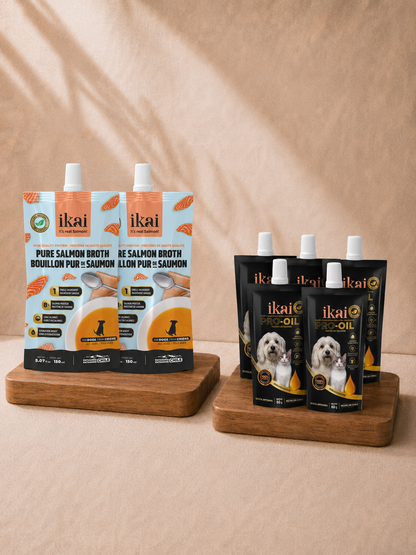 PACK PERRO: 2 caldos + 5 aceites