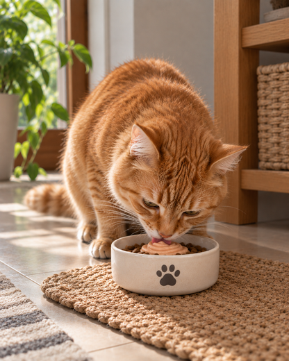 Mousse salmón para gatos