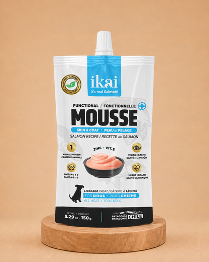 Mousse piel y pelaje para perros