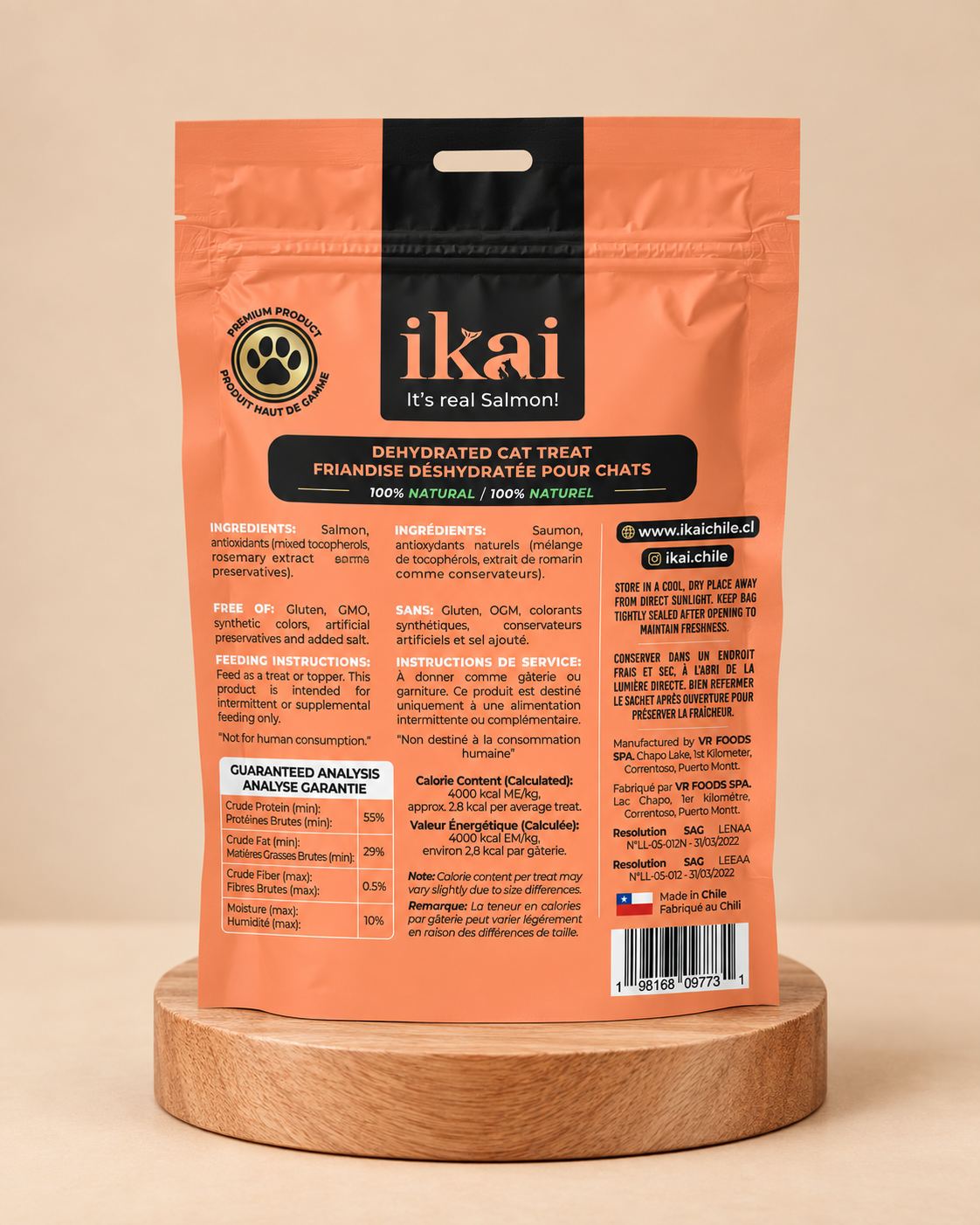 Flake Deshidratado para Gatos