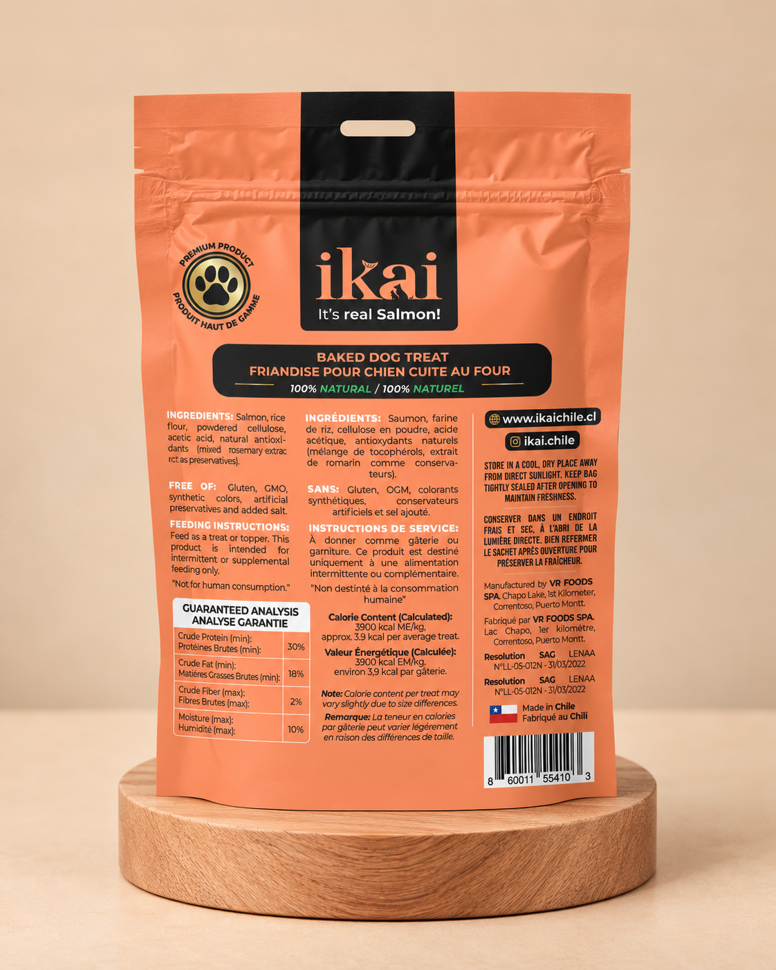 Snack Horneado para Perros