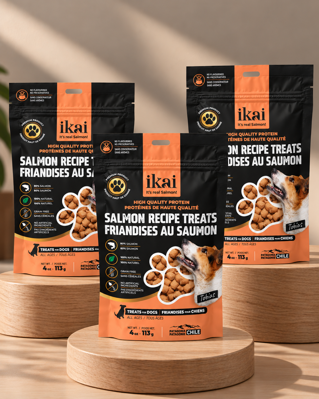 Pack PERRO: 3 Snacks Horneados