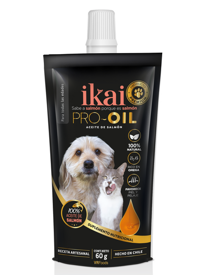 PACK GATO: 1 SNACK + 1 FLAKE + 1 MOUSSE + 1 ACEITE (60 ml)