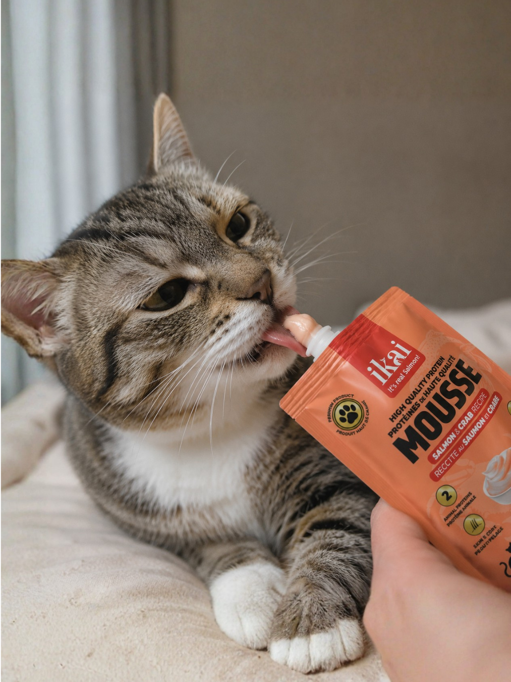 PACK GATO: 3 mousse sabor + 3 mousse funcional