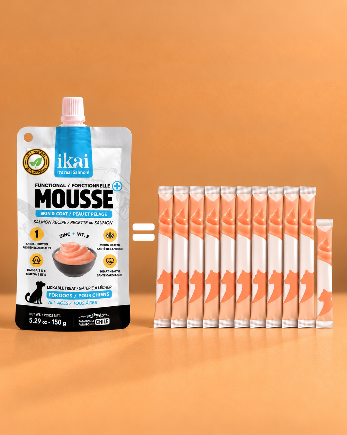 Mousse Piel y Pelaje para Perros