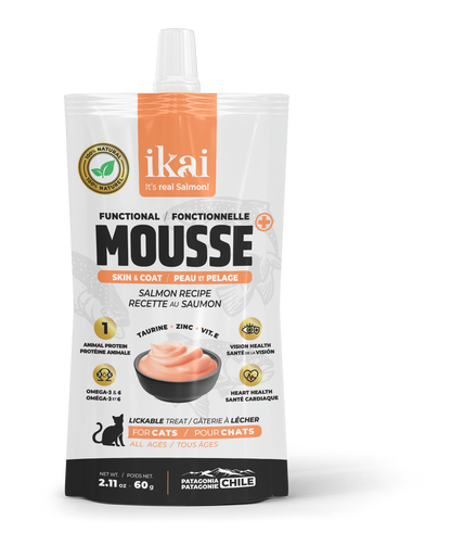 PACK GATO: 3 mousse sabor + 3 mousse funcional