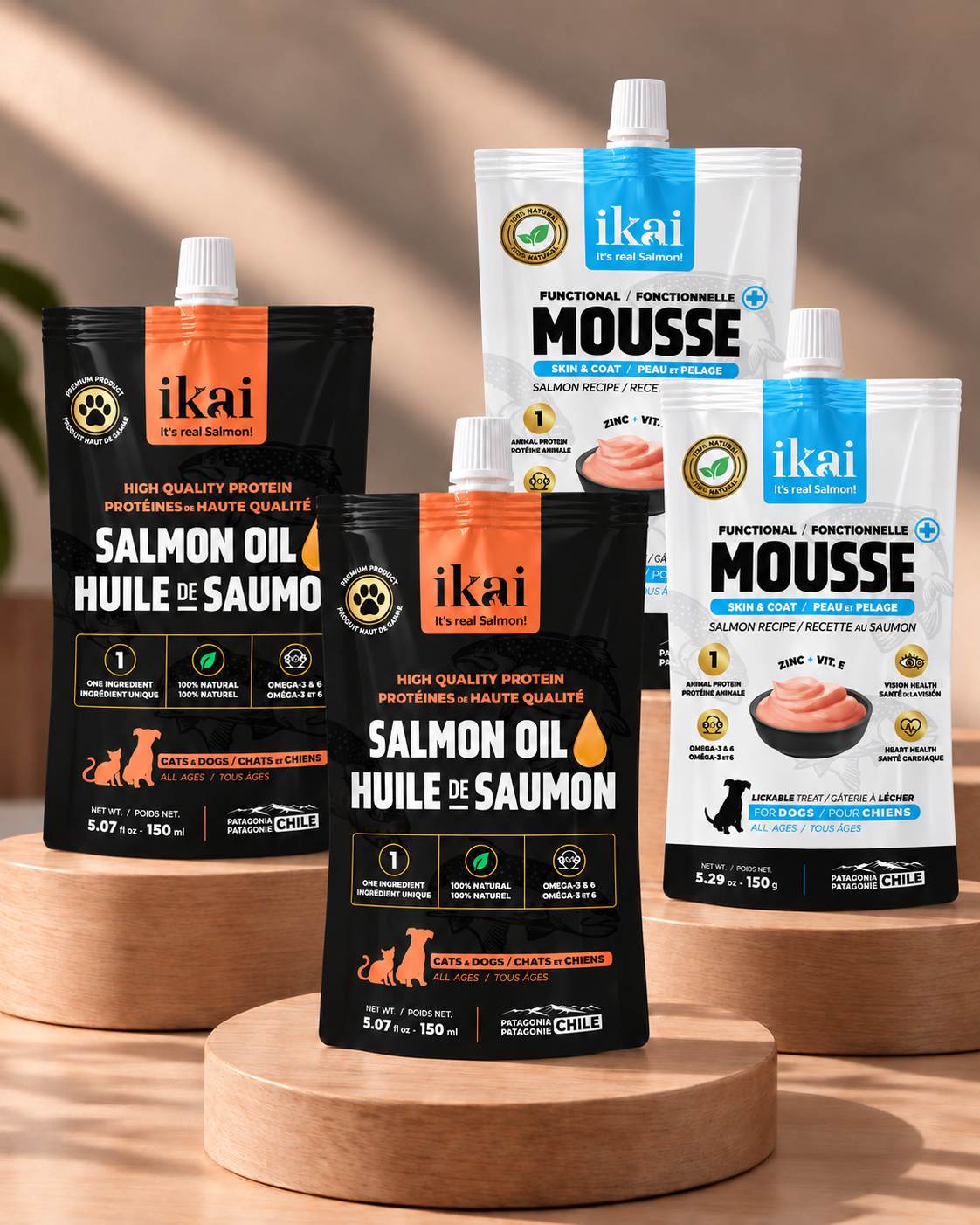 Pack PERRO: 2 Mousse + 2 Aceites